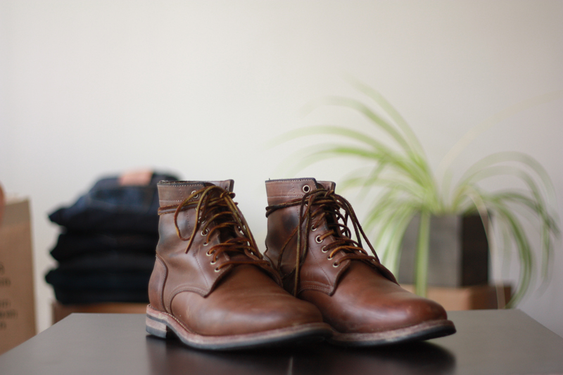 unstructured boots