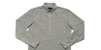 Outclass Adds The Olive Stripe Pop Over Shirt For S/S ’16 Outclass Adds The Olive Stripe Pop Over Shirt For S/S '16
