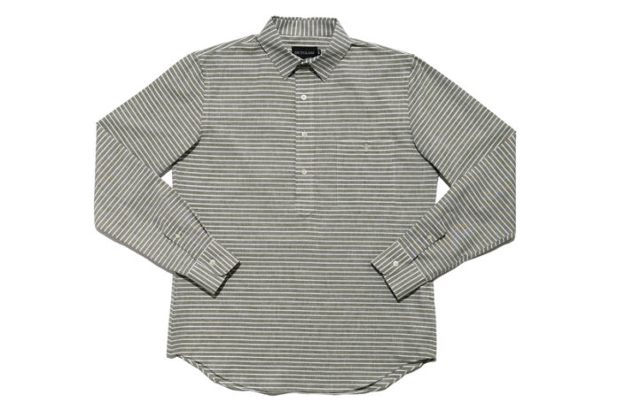 Outclass Adds The Olive Stripe Pop Over Shirt For S/S '16