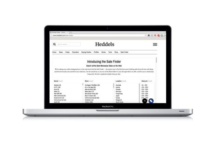 Heddels Launches The Sale Finder Search Tool
