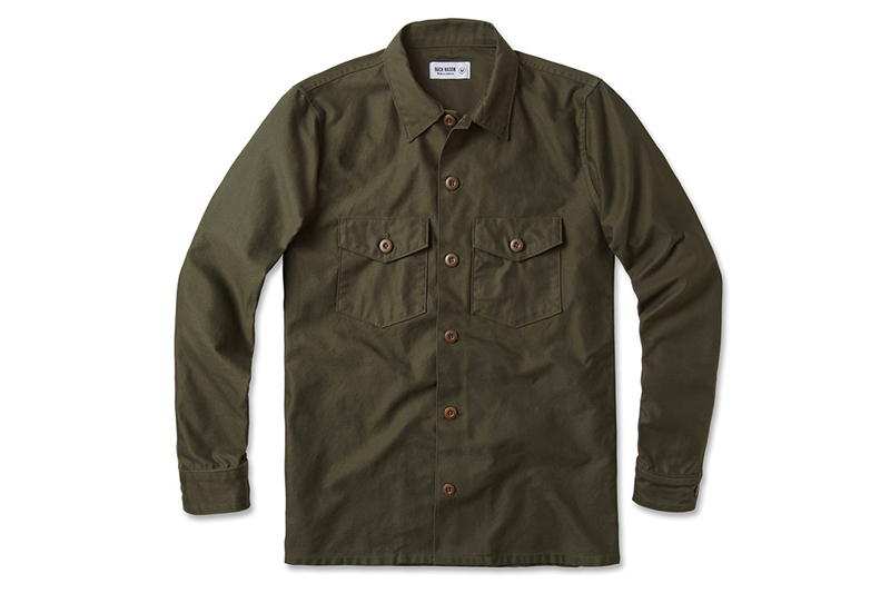 Mix And Match Layers With Buck Mason's Military Overshirt - The Primary Mag