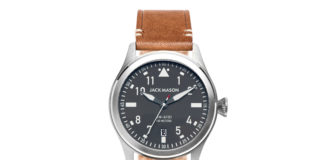 Stay Timeless With Jack Mason’s Aviator 3-Hand Watch
