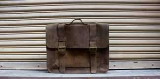 Win Folk’s Buffalo Leather Messenger Bag Win Folk's Buffalo Leather Messenger Bag