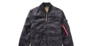 Suit Up In Alpha Industries’ Camo Flight Jacket This Season