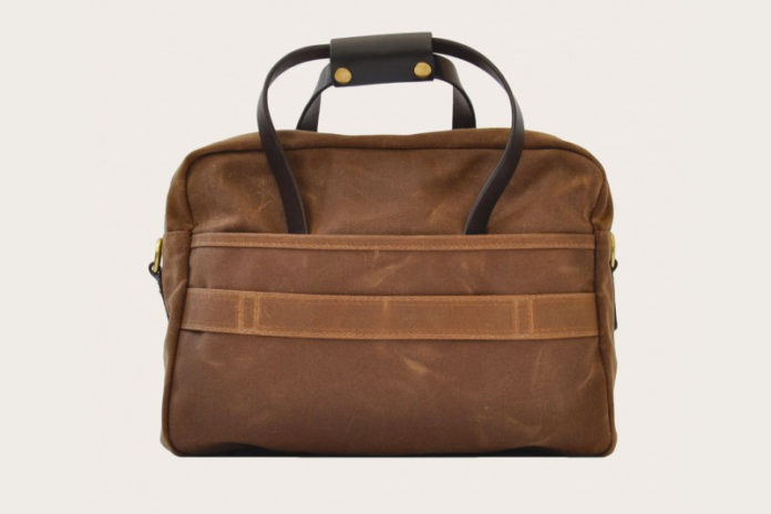 Boss Up With This Waxed Canvas Briefcase