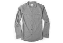 Why You Need To Add This Collarless Shirt To Your Closet