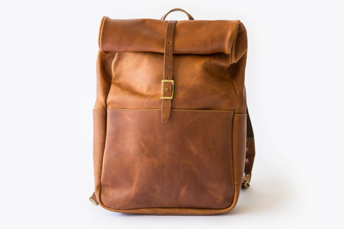 Whipping Post Has Your Back With This Leather Roll Top Backpack