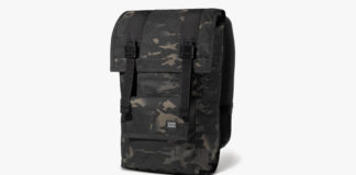 Stand Out In Mission Workshop’s Black Camo Fitzroy Bag