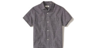 Get A Fire Fit Off With This Chambray Linen Camp Shirt